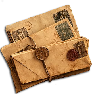 3 month stack of letters