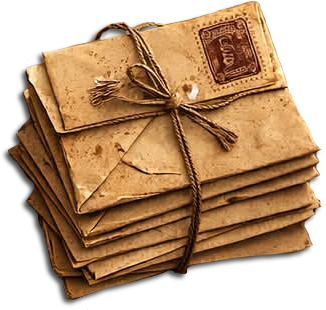 6 month stack of letters